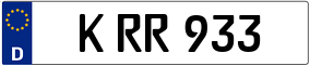 Truck License Plate